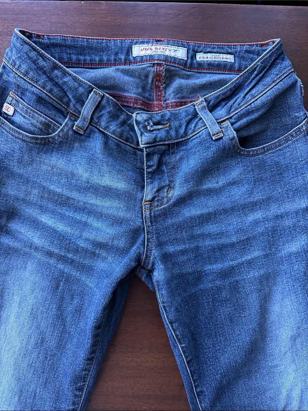Miss Sixty Men's Slim Straight Jeans in Blue Denim